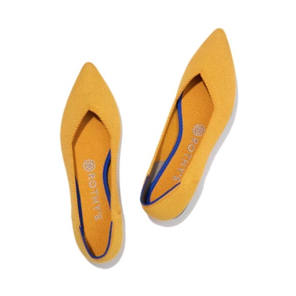 Rothy’s Pointed Flat in Marigold - Picture 1 of 4